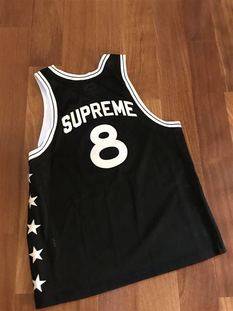 supreme jersey replica|supreme star basketball yellow jersey.